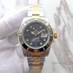 Best Replica Rolex Submariner EW Factory 3135 Two Tone Diamond Watch